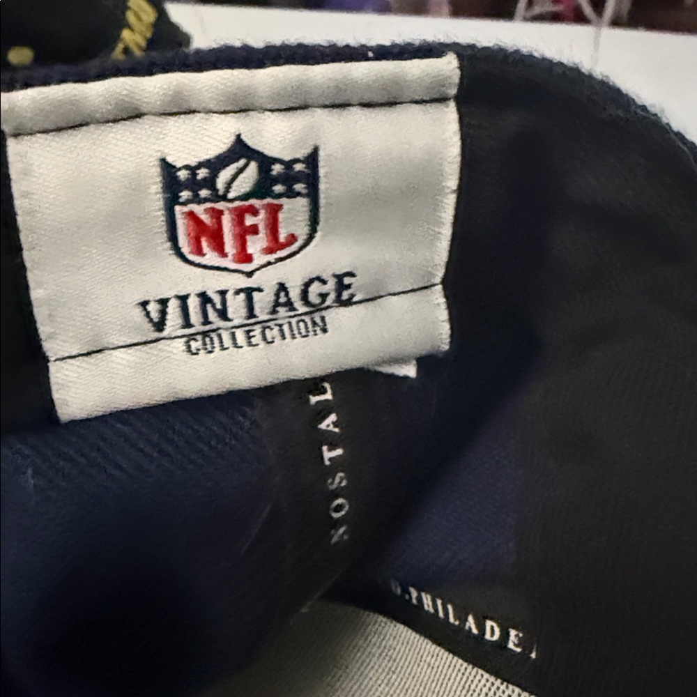 Chicago Bears Mitchell & Ness Snapback Hat Wool NFL Vintage Collection - Picture 3 of 8